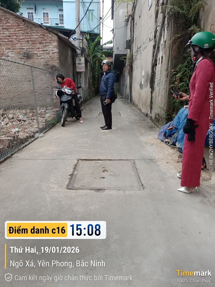 Đất nền thôn Ngô Xá - Yên Phong - Bắc Ninh 81m² - Tiềm năng tăng giá cao!