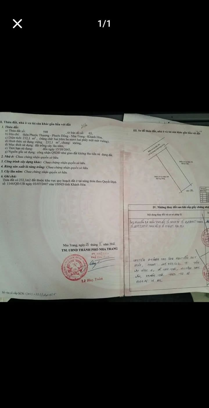 Nhà bán Phường Vĩnh Trường Nha Trang 232m² giá 1.7 tỷ - Cơ hội đầu tư tuyệt vời!