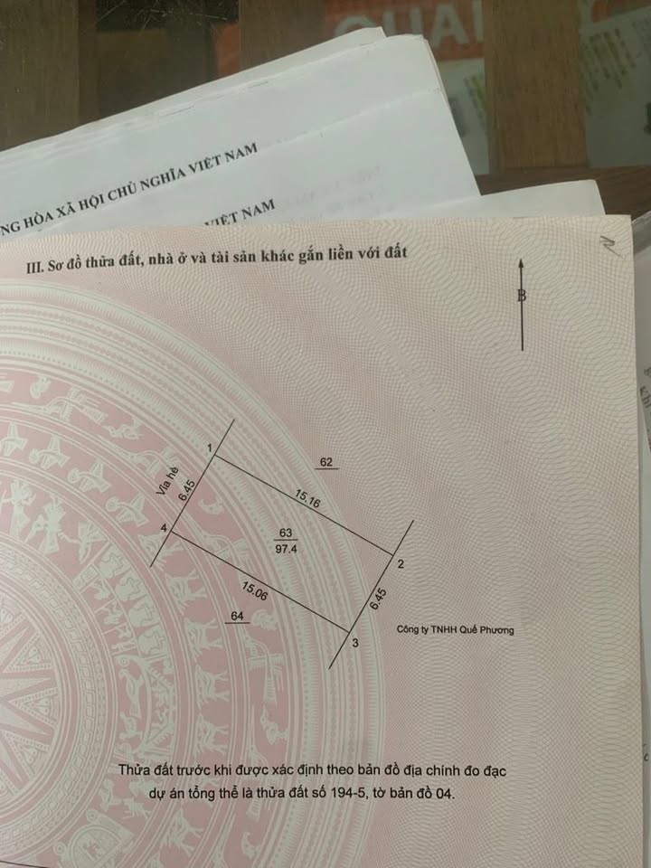 Đất nền Thượng Lưu LIDECO Huyện Hoài Đức 98m² giá chỉ 1.xxx tỷ - Đầu tư sinh lời bền vững!