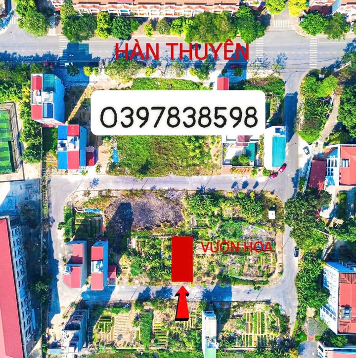 Đất nền lô góc Hàn Thuyên Bắc Ninh 72m² giá 9.5 tỷ - Vị trí đắc địa, không thể bỏ lỡ!