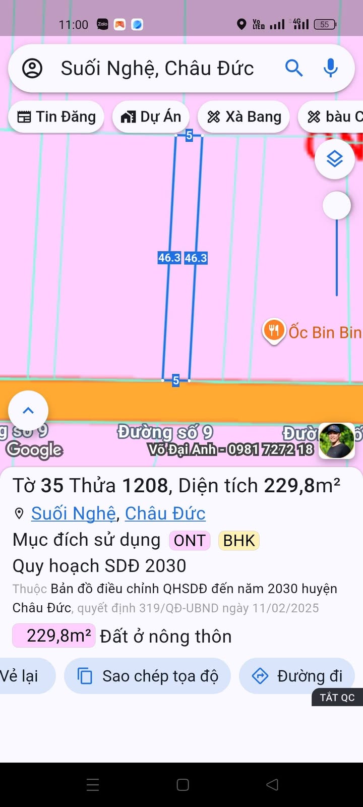 Đất thổ cư đường Số 9, Phường Linh Tây, 330m² giá 1.5 tỷ - Cơ hội đầu tư hấp dẫn!