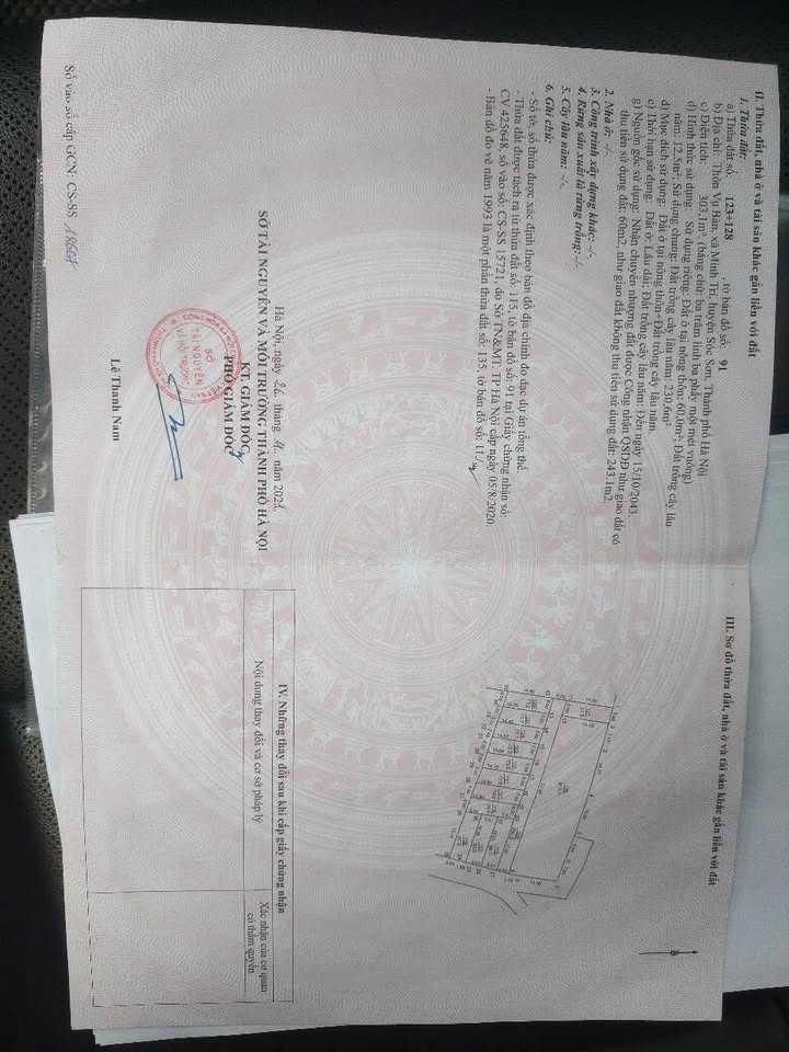 Đất thổ cư xã Kim Anh 72.5m² giá 1.55 tỷ - Sổ đỏ chính chủ