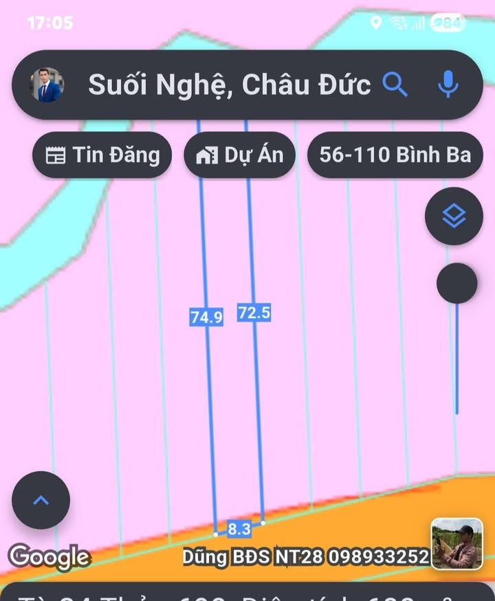 Đất nền Suối Nghệ, Châu Đức 600m² giá 1.04 tỷ - Cơ hội đầu tư tuyệt vời!