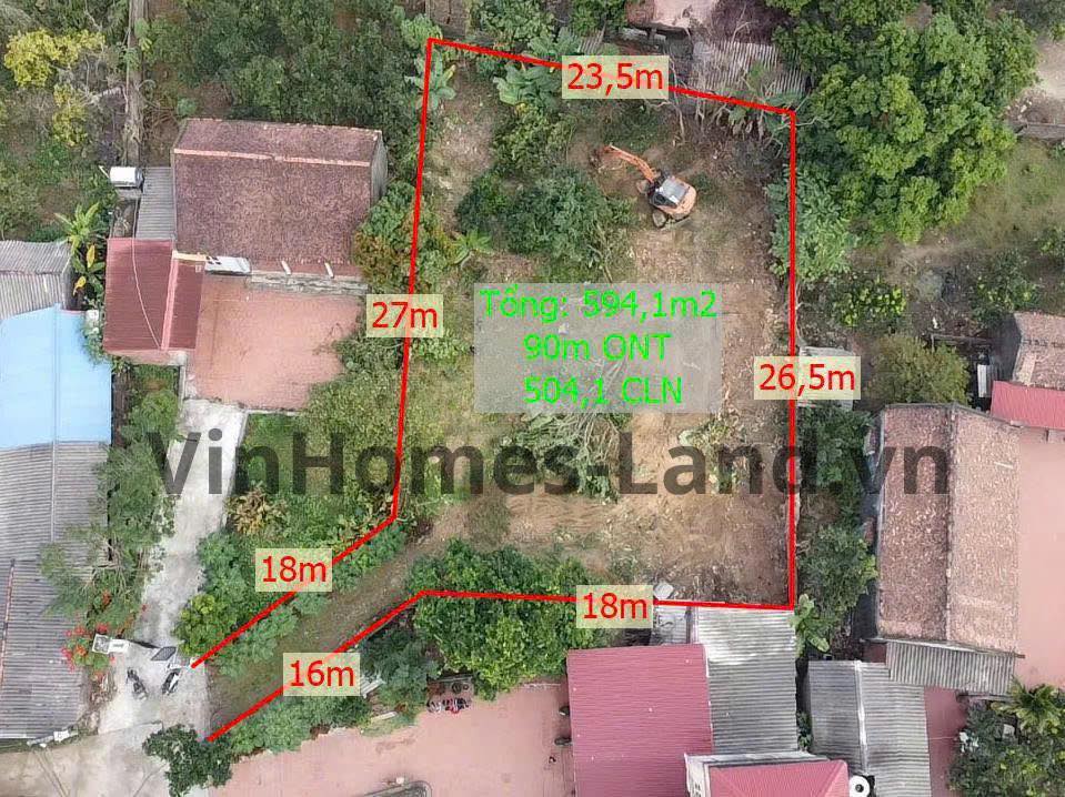 Đất nền phân lô Hiệp Hòa, Bắc Ninh 594m² giá 1.6 tỷ - Đầu tư sinh lời ngay!