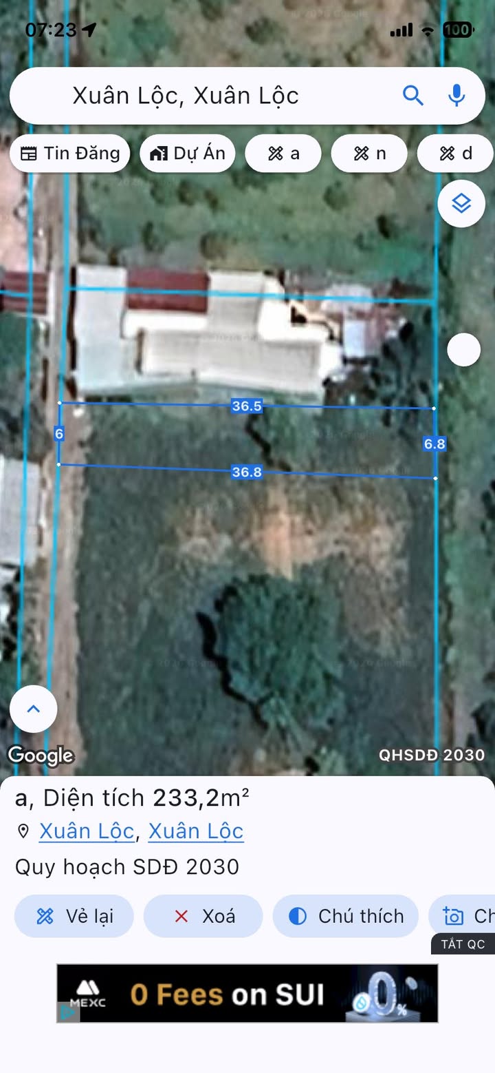 Đất thổ cư Xuân Trường 216m² giá 850 triệu - Đầu tư sinh lời ngay!