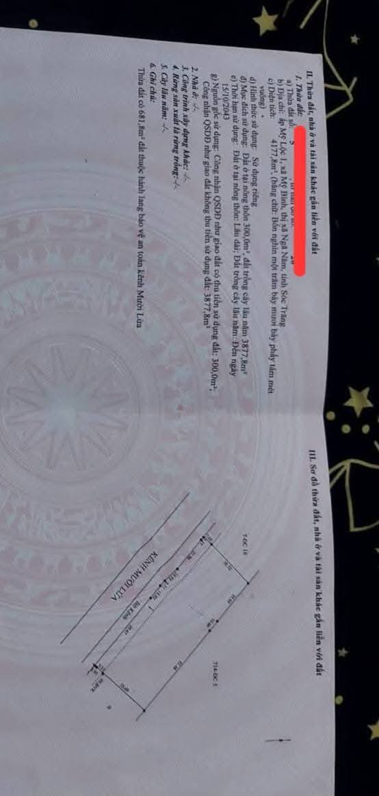 Đất vườn thổ cư tại Mỹ Quới, Sóc Trăng - Giá chỉ 200 triệu/nền!