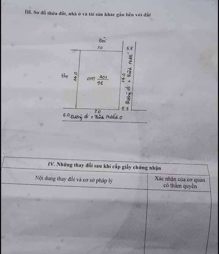 Đất nền Xã Hoàng Diệu, Chương Mỹ 98m² - Vị trí đẹp, phong thủy tốt!
