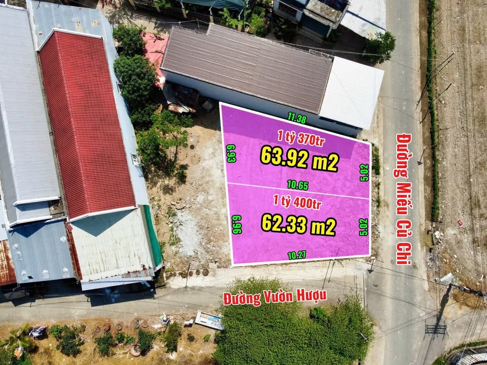 Đất nền Diên An, Huyện Diên Khánh 62m² giá 1.4 tỷ - Cơ hội đầu tư hấp dẫn!