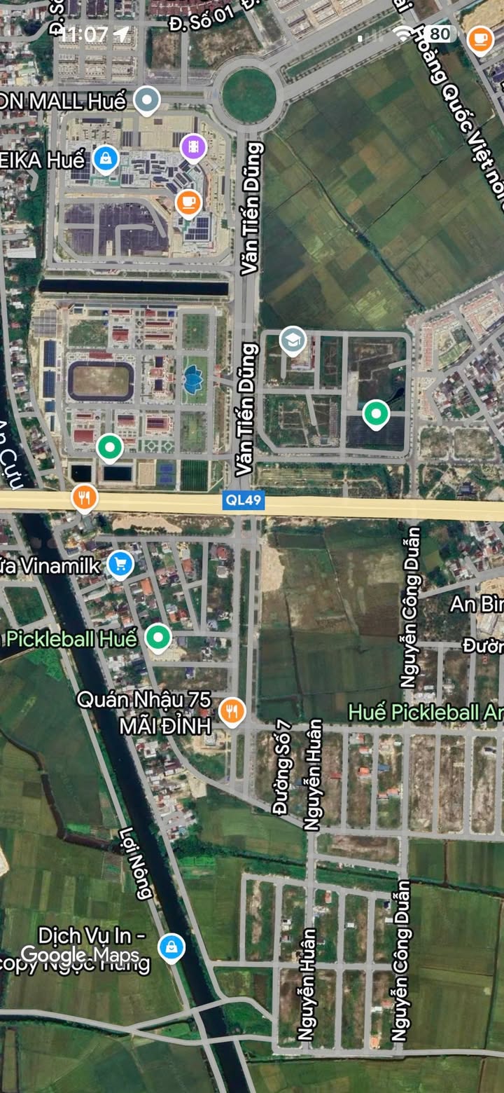 Đất nền Hương Thủy 252m² giá 7 tỷ - Lô góc 2 mặt tiền view kênh tuyệt đẹp!