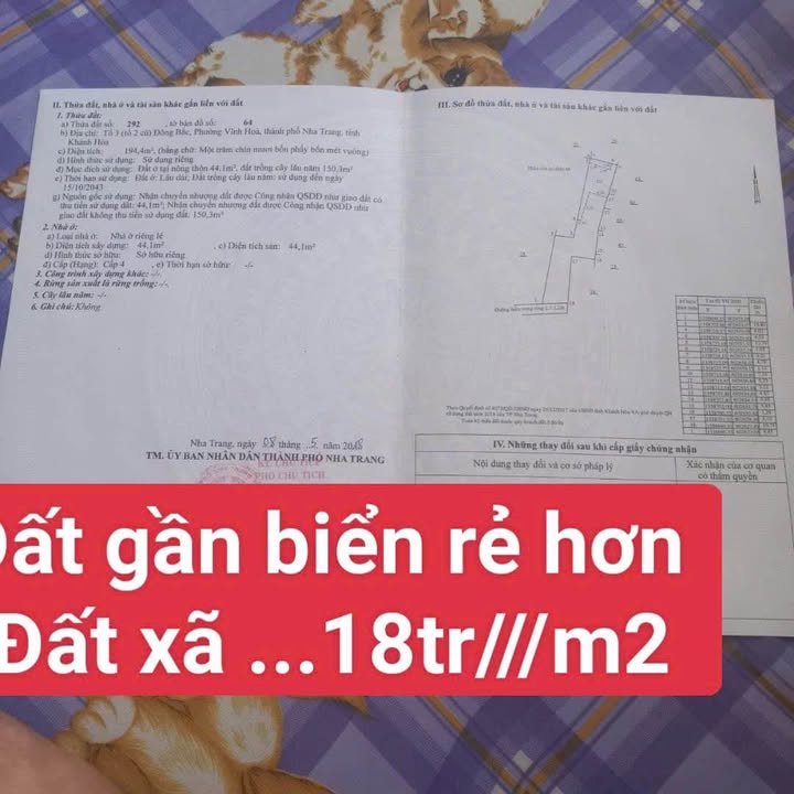 Đất nền Huyện Khánh Vĩnh 194m² giá 3.5 tỷ - Cơ hội đầu tư sinh lợi!