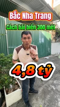 Đất nền Bắc Nha Trang 72,8m² giá 4,8 tỷ - Cách bãi tắm chỉ 300m!