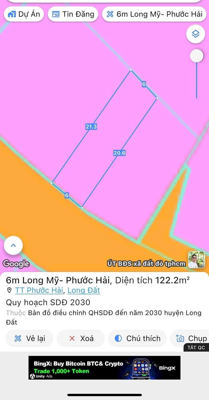 Đất nền Thị trấn Phước Hải, 138m² giá 1.25 tỷ - Vị trí gần biển lý tưởng!