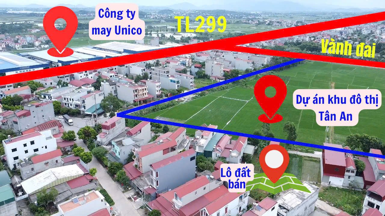 Đất thổ cư 154m² TDP Trung, Phường Vạn An, Bắc Ninh - Giá chỉ 2.3 tỷ