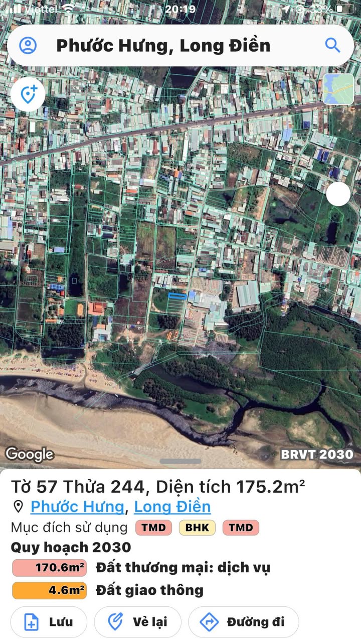 Đất nền Vũng Tàu 175m² giá 2.1 tỷ - Gần biển, chính chủ bán gấp!