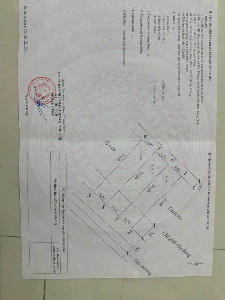 Đất nền 100m² tại Tiền Phong, Quảng Yên - Giá chỉ 1.5 tỷ, cơ hội đầu tư tuyệt vời!