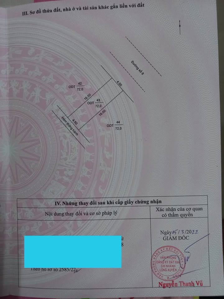 Đất nền đường số 8, phường Mỹ Phước, 72m² giá 1.7 tỷ - Đầu tư sinh lời!