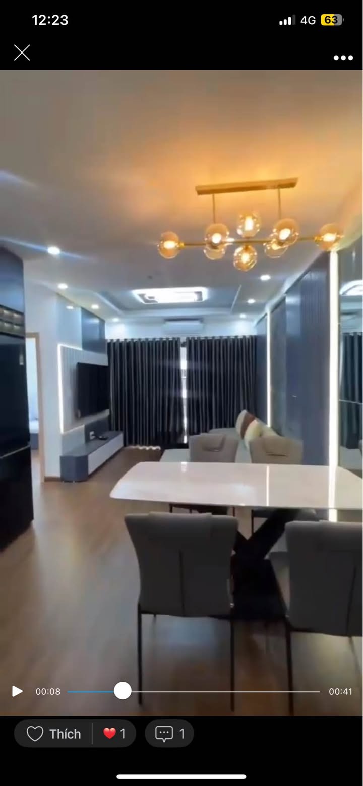 Căn hộ Tecco Đán Thịnh Đán 72m² giá 2 tỷ - View thành phố tuyệt đẹp!