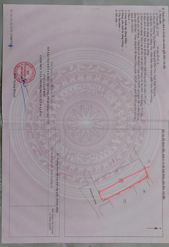 Đất nền Phường Tân Hương, 185m², giá chỉ 800 triệu - Cơ hội đầu tư tuyệt vời!