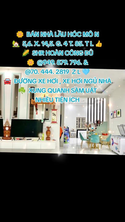 Nhà lầu mới đẹp Hóc Môn 81.2m² giá 4.85 tỷ - Sẵn sàng vào ở ngay!