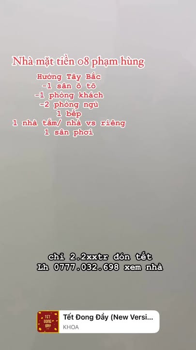 FrontHouse tại Phạm Hùng, Pleiku 120m² giá 2.2 tỷ - Nhà mới xây, nhiều công năng