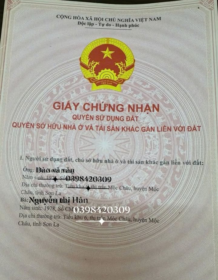 Đất nền Huyện Thuận Châu 174m² giá thỏa thuận - Lô vip ngay trung tâm!