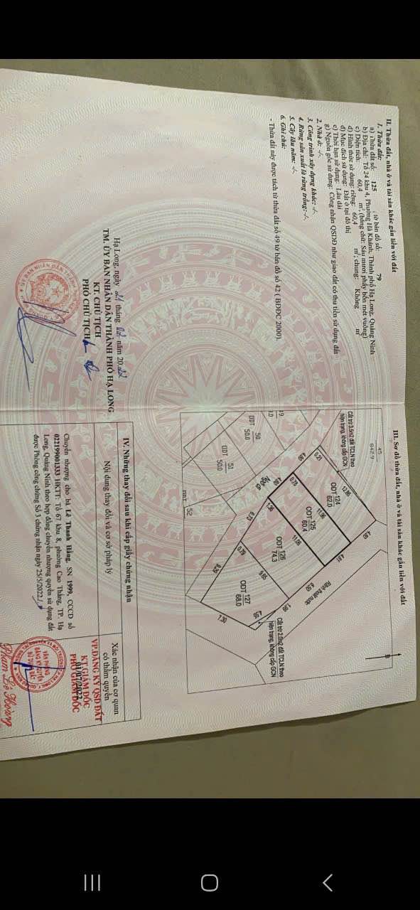 Đất nền Phường Cao Xanh 61m² giá 900 triệu - Ô tô đỗ cửa, mặt tiền rộng!