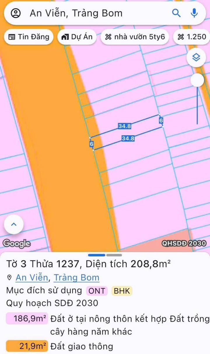 Bán FrontHouse KCN Giang Điền 210m² - Tiềm năng kinh doanh vượt trội!