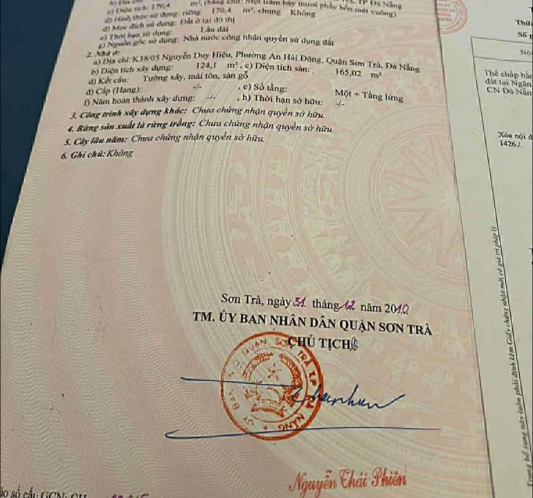 Đất nền Nguyễn Duy Hiệu Sơn Trà 171m² giá 1 tỷ - Cơ hội đầu tư vàng!