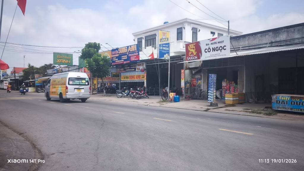 Đất nền góc 2 mặt tiền đường nhựa tại Phường An Hội, Vĩnh Long, 537m² - Cơ hội vàng đầu tư!