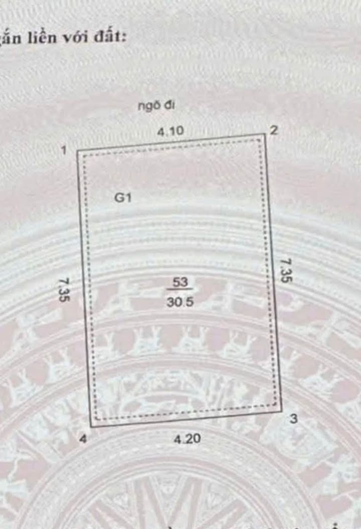Bán đất Nguyễn Trãi 30.5m² giá 6.3 tỷ - Sổ đỏ nở hậu phong thủy