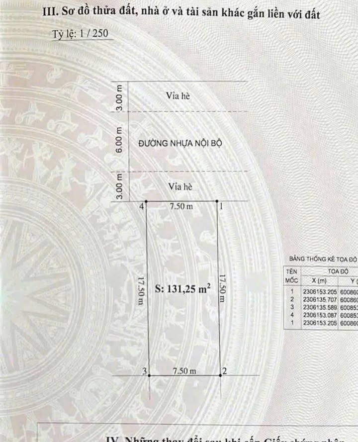 Đất nền khu BT Vườn Hồng Hải An 131.25m² giá 7.218 tỷ - Đầu tư sinh lời ngay!