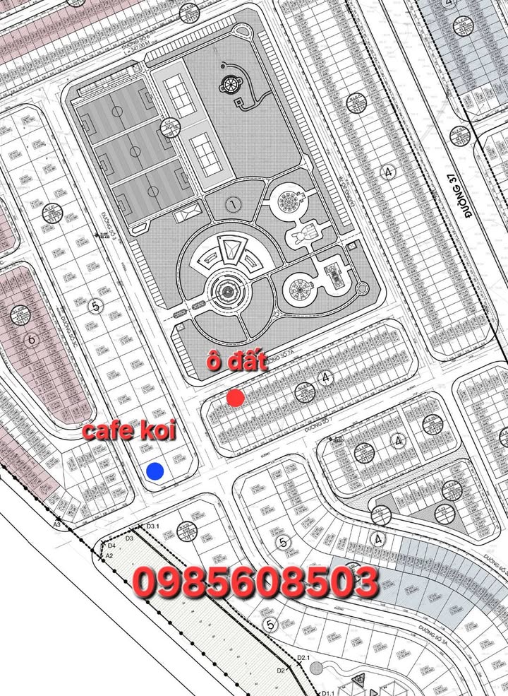 Đất nền Khu đô thị Phú Lộc 1, Lạng Sơn 69m² giá 3 tỷ - Vị trí mặt công viên tuyệt đẹp!