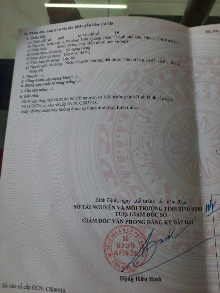 Đất nền đẹp Hẻm Hùng Vương, Quy Nhơn 40m² giá chỉ 870 triệu - Cơ hội đầu tư hấp dẫn!