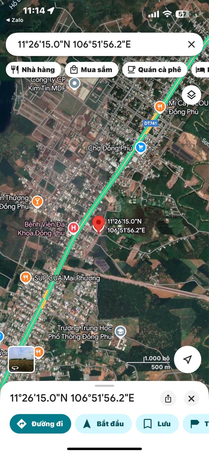 Đất thổ cư Tân Phú, Bình Phước 120m² giá 550 triệu - Đầu tư sinh lời!