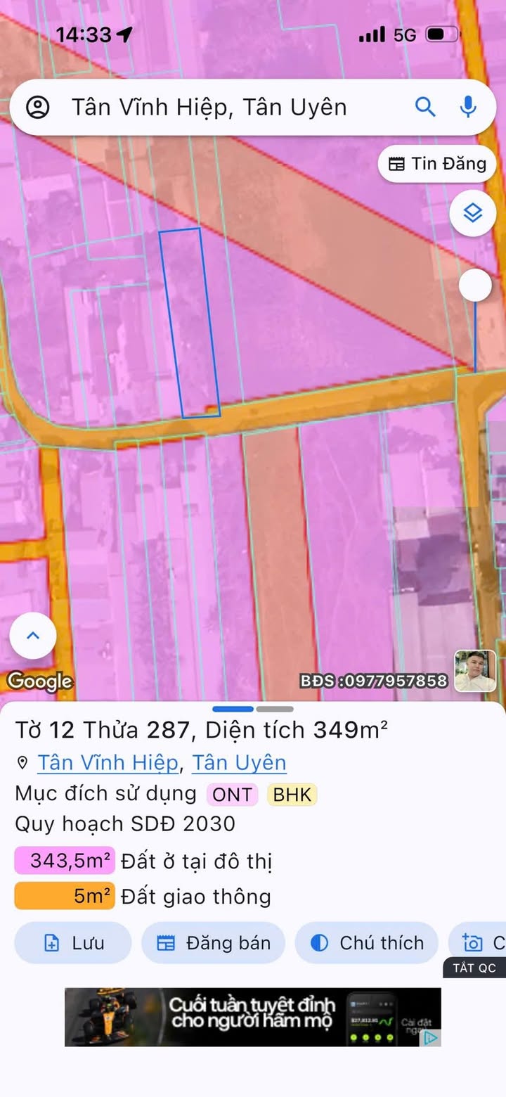 Đất nền mặt tiền DT 746, Biên Hòa 746m² giá 3 tỷ - Cơ hội đầu tư tuyệt vời!