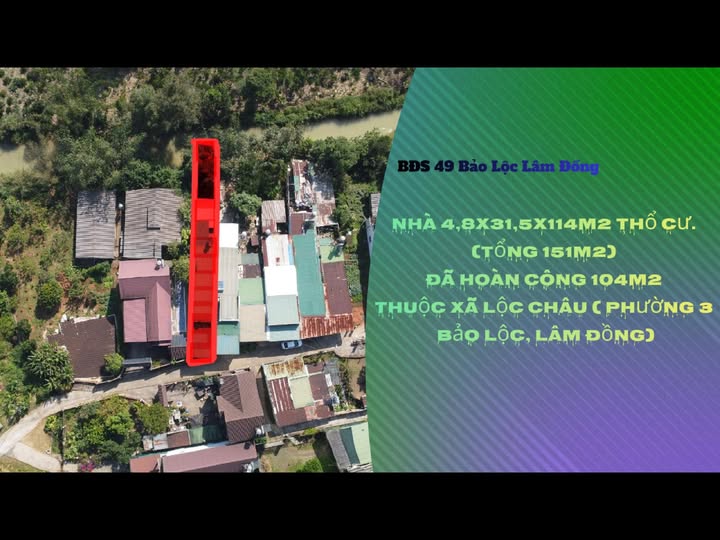 Đất thổ cư 114m² tại Lộc Châu, Bảo Lộc chỉ 1.95 tỷ - Mặt tiền đường bê tông!