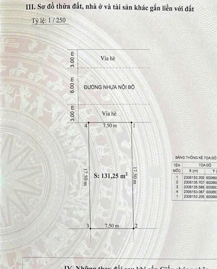 Đất nền khu BT Vườn Hồng, Hải An, 131.25m² giá 7.218 tỷ - Đầu tư sinh lời ngay!