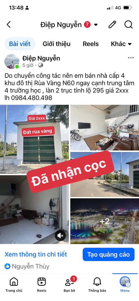 Nhà cấp 4 Xã Kép 100m² giá 1.6 tỷ - Kinh doanh thuận lợi!