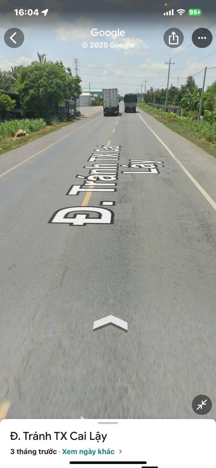 Đất mặt tiền lô tránh Cai Lậy 5000m² giá 17 tỷ - Đầu tư sinh lời lý tưởng!