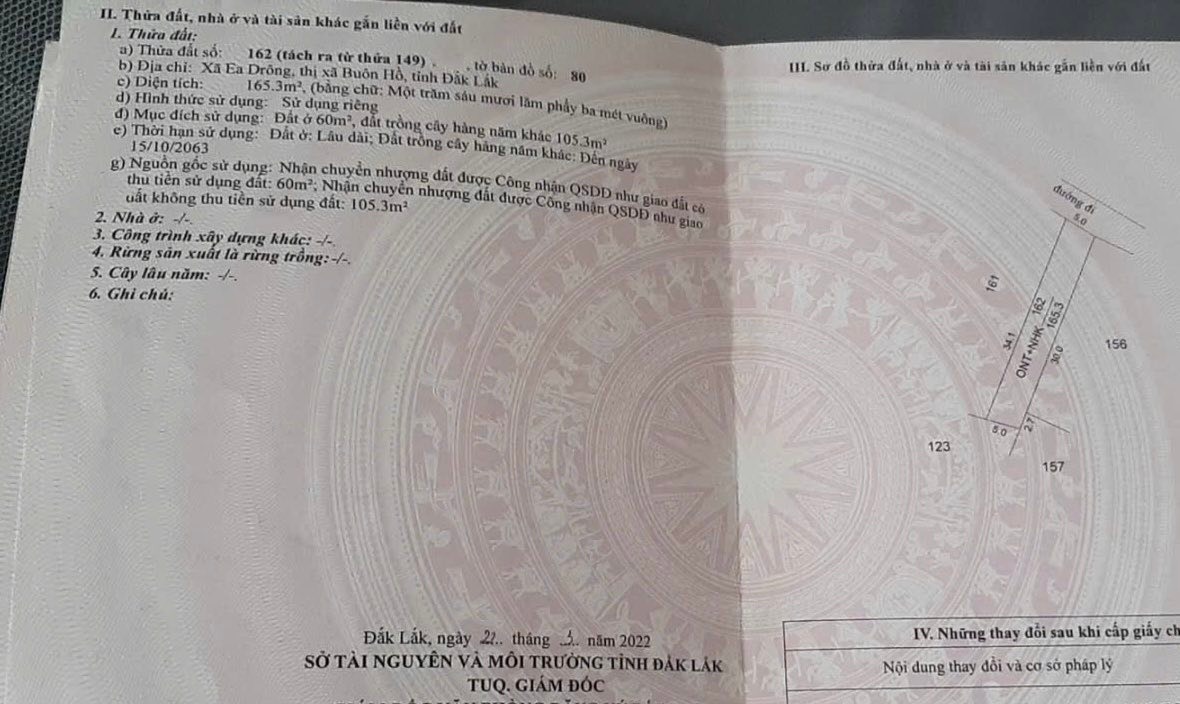 Đất nền xã Ea Rông 150m² - Gần Quốc lộ 29, giá thỏa thuận