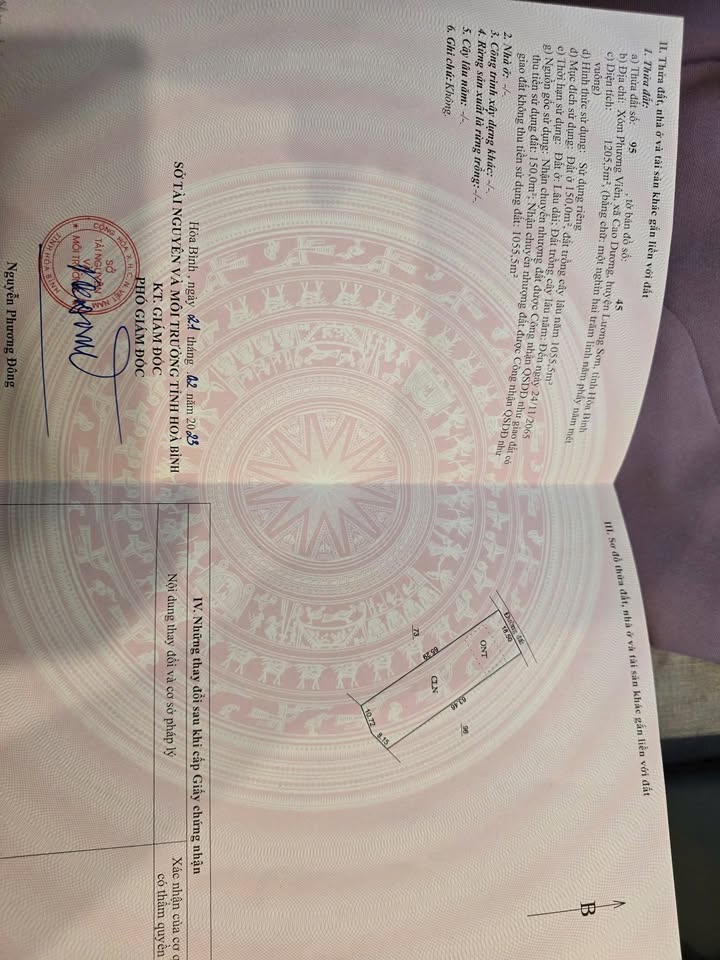 Lô đất nghỉ dưỡng 1200m² tại Cao Dương, Hòa Bình - Đầu tư sinh lời hấp dẫn!