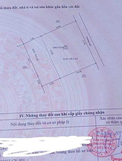 Đất nền Hương Mai Việt Yên 218m² giá thỏa thuận - Cơ hội đầu tư hiếm có!