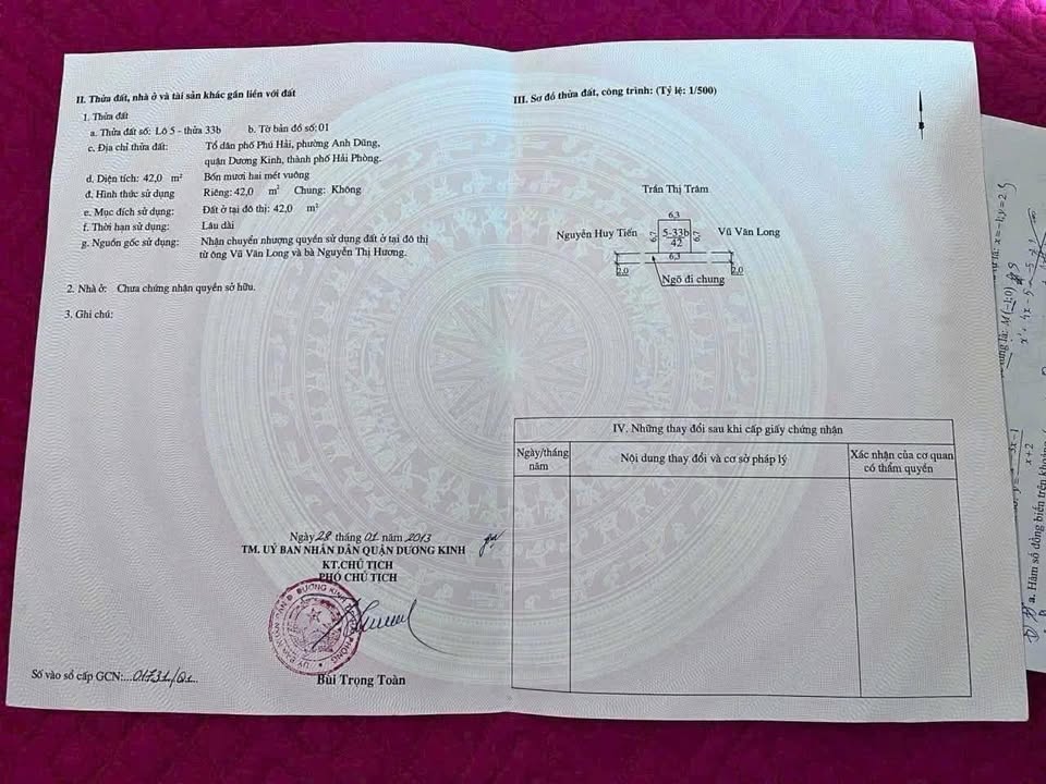 Đất nền Phú Hải Cầu Rào 42m² giá 1.4 tỷ - Vị trí đắc địa ngay trung tâm!