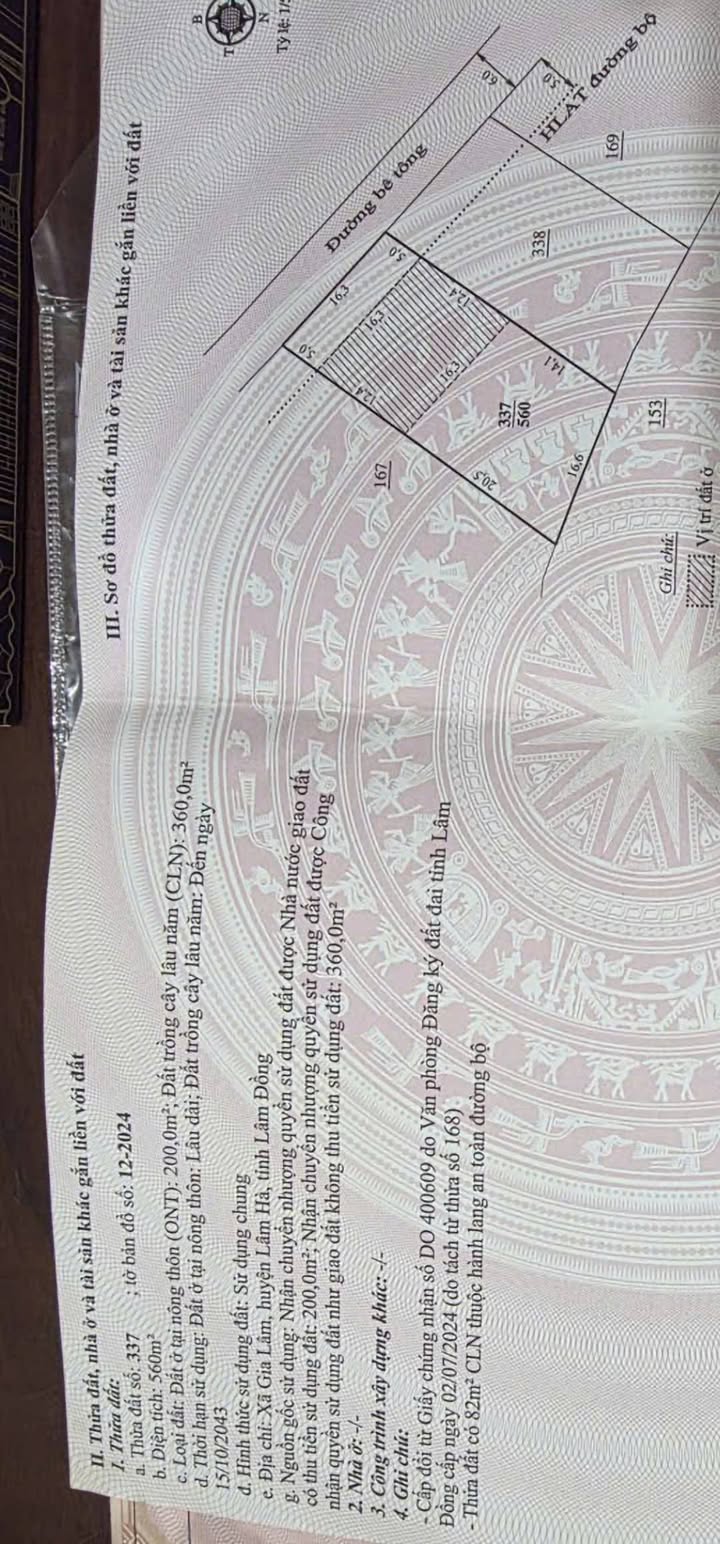 Đất thổ cư 48m² tại Gia Lâm chỉ 1.25 tỷ - Sổ đỏ chính chủ!