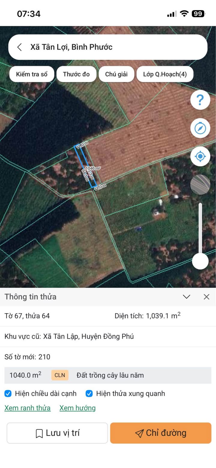 Đất nền liền kề Tân Lập Đồng Phú 2000m² giá 200 triệu - Sổ đỏ chính chủ