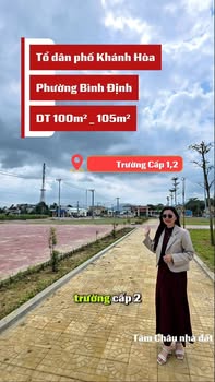 Đất nền Tổ dân phố Khánh Hòa, Bình Định 105m² giá chỉ từ 700 triệu - Cơ hội đầu tư hấp dẫn!