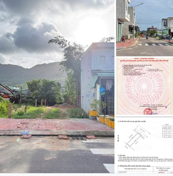 Lô đất Khu Phân Viện Sốt Rét, Quy Nhơn 112,45m² giá 2,85 tỷ - Đầu tư sinh lời!