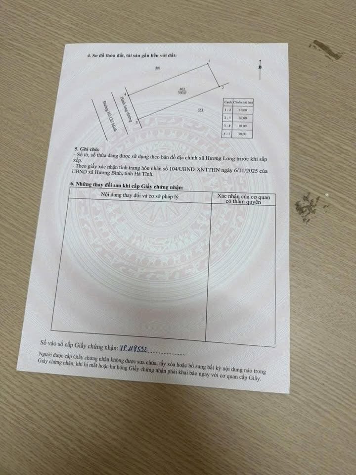 Đất FrontHouse mặt đường HCM Xóm 9, 500m² - Giá thỏa thuận hợp lý