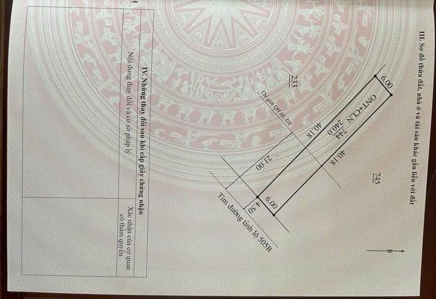 Đất thổ cư kinh doanh tại Thôn Xuân Mới, Như Thanh, 252m² - Cơ hội đầu tư tuyệt vời!