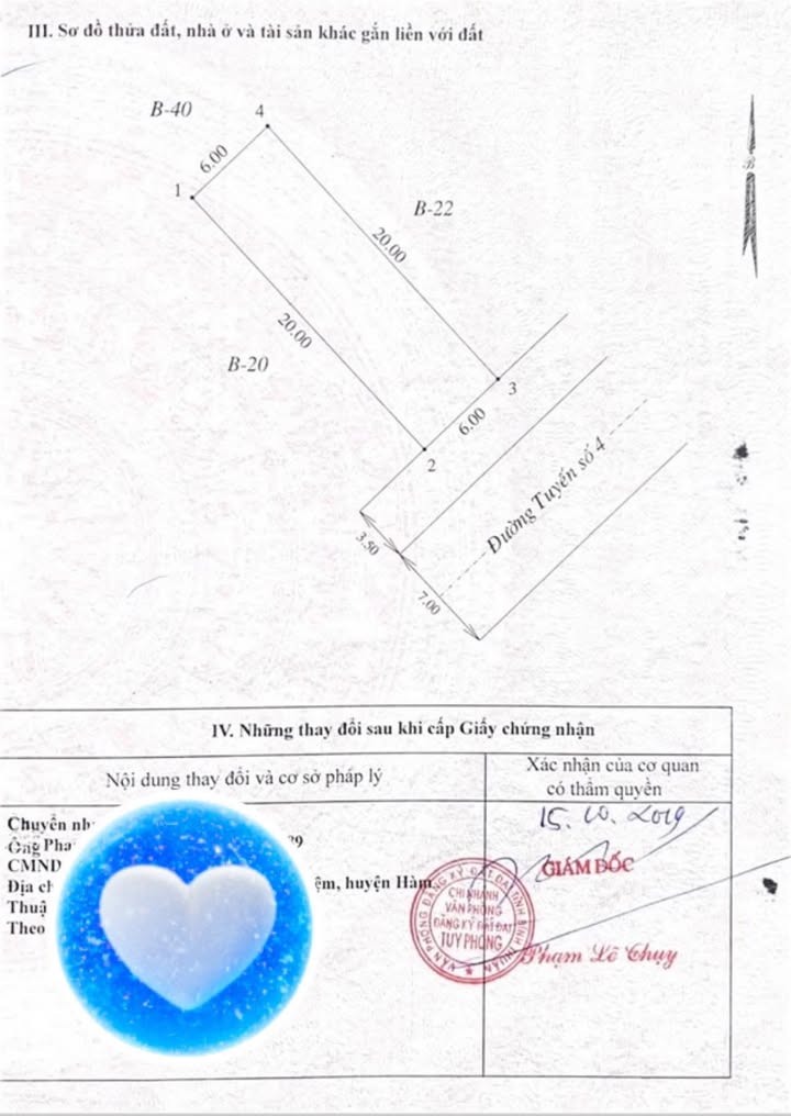 Đất thổ cư Xã Bình Thạnh 120m² giá 950 triệu - Hướng Đông Nam, mặt tiền đường nhựa!